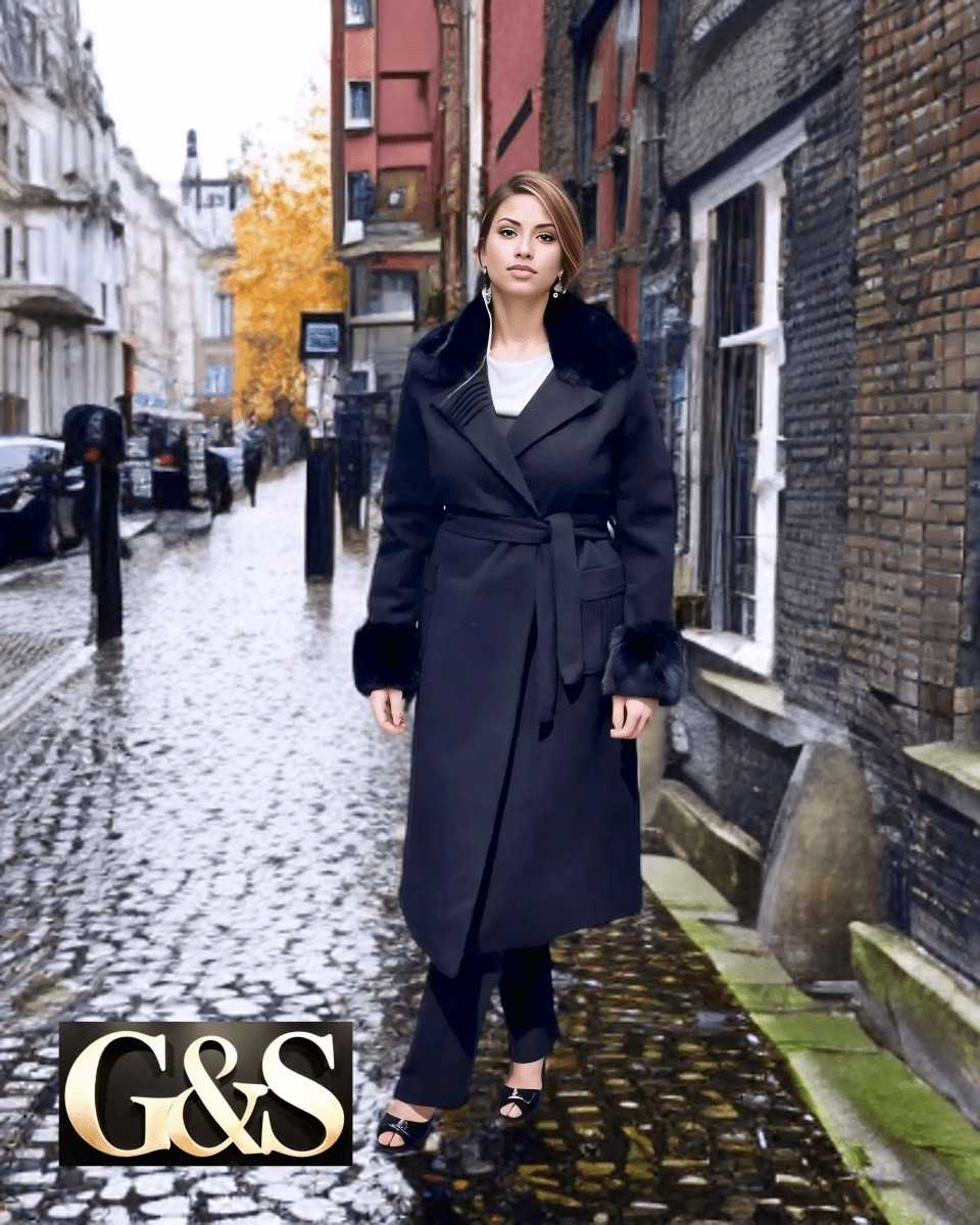 Model 1024 Women’s Coat Made From 100 Percent Polyester