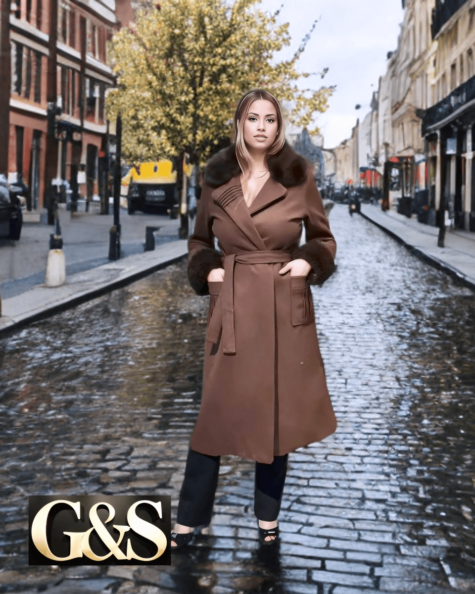 Model 1024 Women’s Coat Made From 100 Percent Polyester - G&S