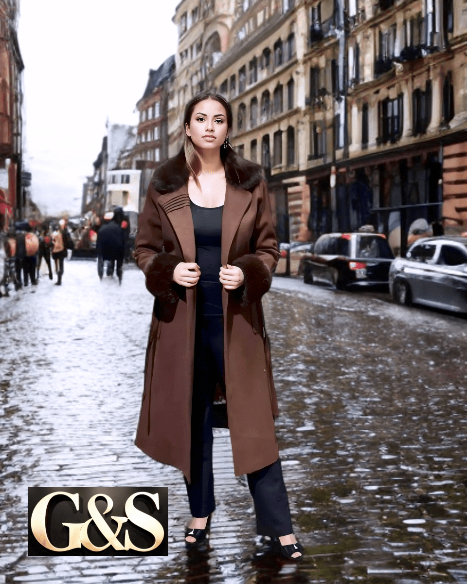 Model 1024 Women’s Coat Made From 100 Percent Polyester - G&S