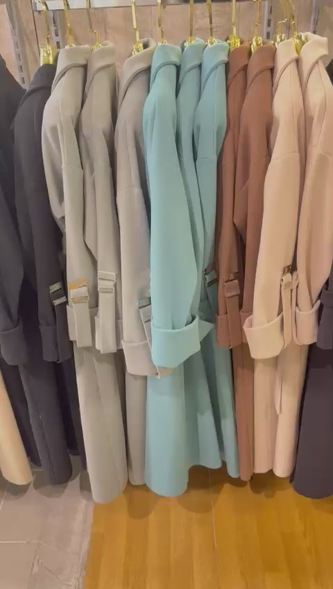 Modell 1043 Dam Lång Kappa