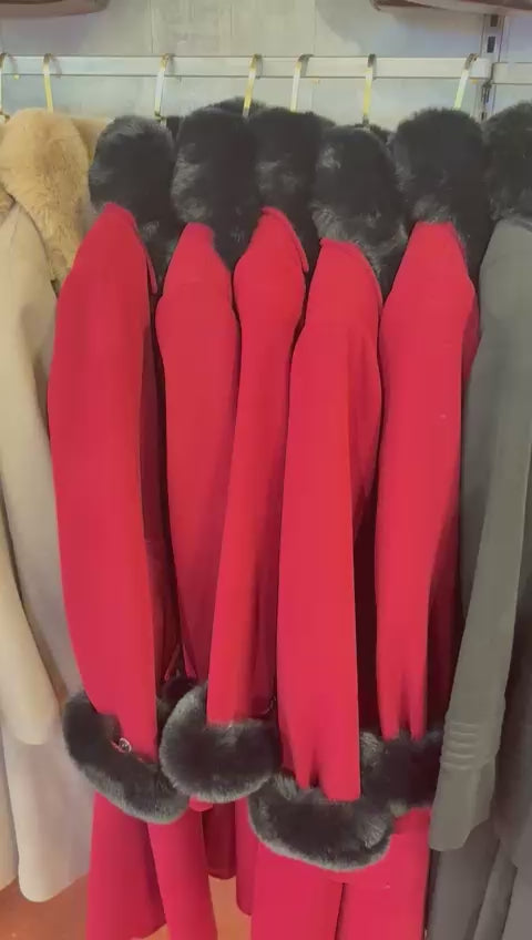 Modell 1015 Dam Lång Kappa