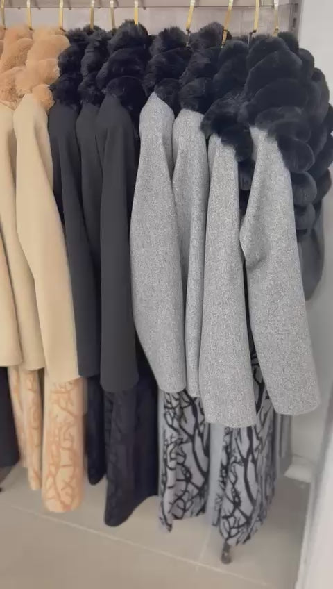 Modell 1046 Dam Lång Kappa