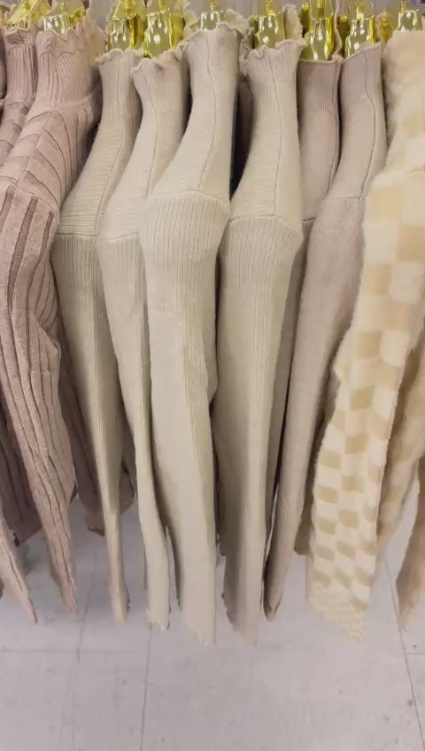 LL Damstickad tröja för vintern i mysiga stilar