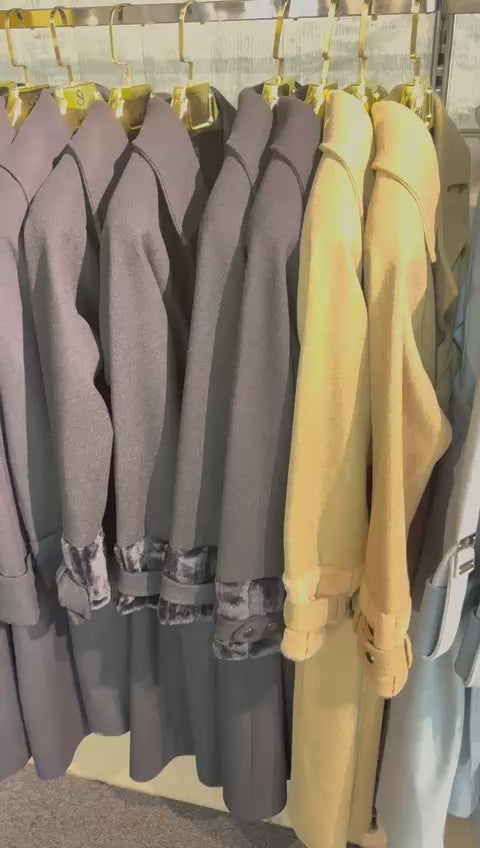 Modell 1049 Dam Lång Kappa