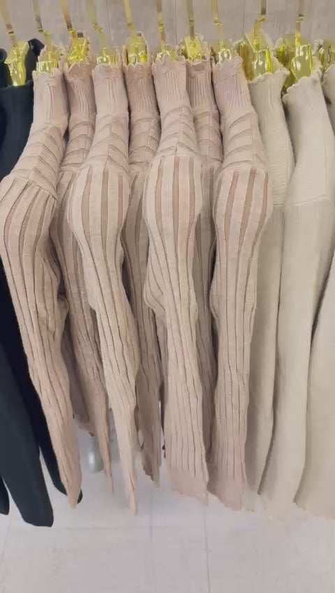 LL Damstickad tröja för vintern i mysiga stilar