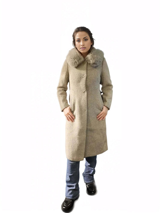 TM1 Women’s Coat Made From Polyester And Wool Quality