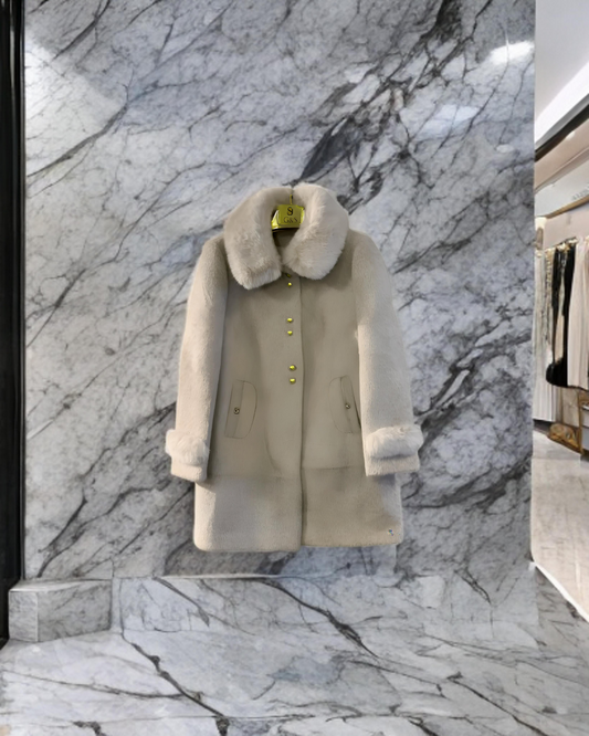 TM2 Women’s Coat Made From Polyester And Wool Quality